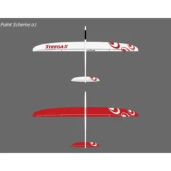 Strega 2 Full carbone env. 2.73m blanc & rouge RCRCM