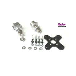 Support moteur + 2 portes-hélice Hacker A50 V3/V4