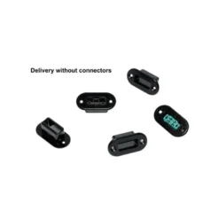Support Prise MPX 6p. noir avec flanc à visser (8 pcs) Emcotec
