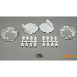 Supports (1xPaire) Servo encastré pour Hitec HS-80/81/5085,D89/85 Multiplex