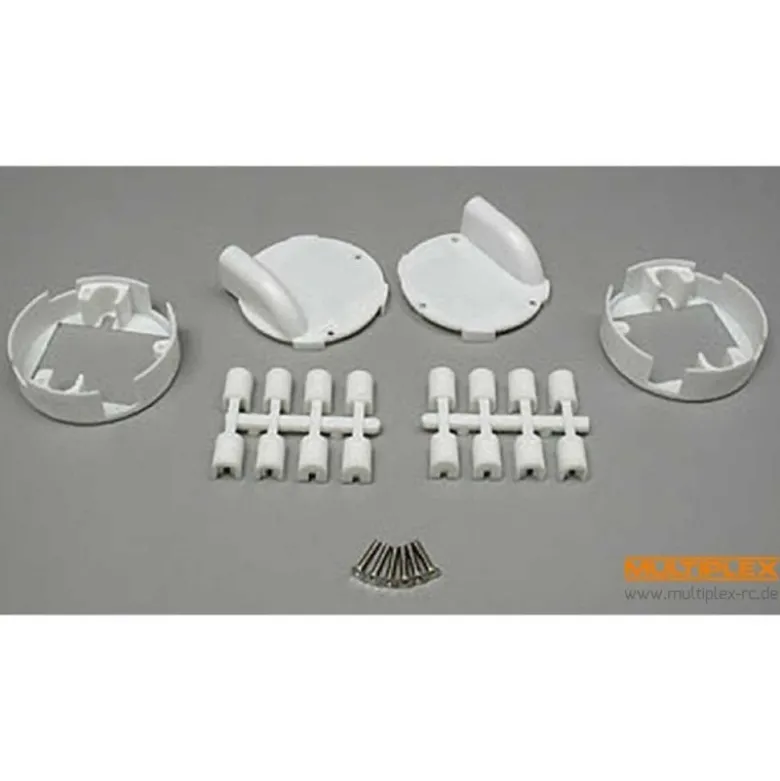Supports (1xPaire) Servo encastré pour Hitec HS-80/81/5085,D89/85 Multiplex