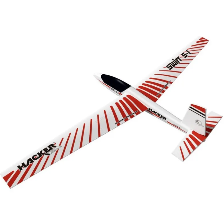 Swift rouge env.2.00m ARF ailes/empennages recouverts Hacker ModeL