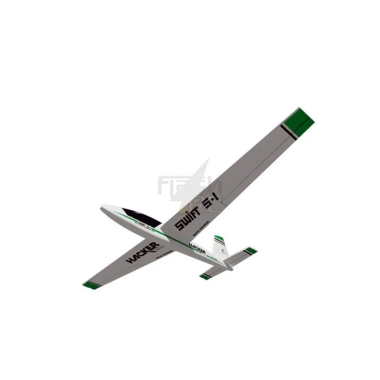 Swift vert env.2.00m ARF ailes/empennages recouverts Hacker ModeL