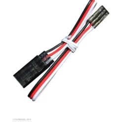 TOPMODEL RALLONGE SERVO JR/FUT 10cm FUMEE