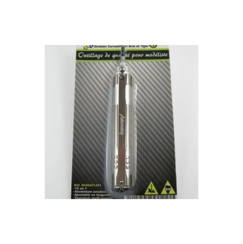 Tournevis multi fontions 12 embouts AvioRacing