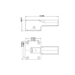 Train retractable électr. (XL) Alu 10.0mm (2pcs)