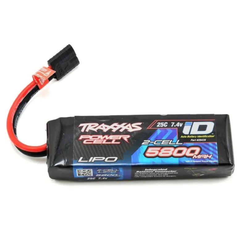 Traxxas Batterie Lipo 7.4V 2S 5800mAh ID 2843X
