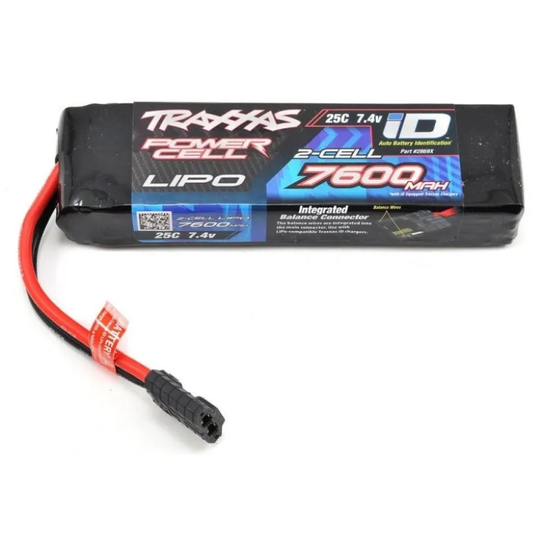 Traxxas Batterie Lipo 7.4V 2S 7600mAh ID 2869X