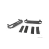 Traxxas bavettes de chassis noires 5823
