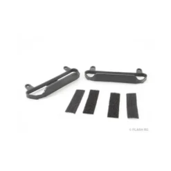 Traxxas bavettes de chassis noires 5823