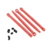 Traxxas bielettes plastiques rouges AV/AR 7138