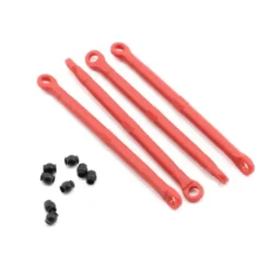 Traxxas bielettes plastiques rouges AV/AR 7138