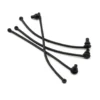 Traxxas clips de carrosserie noirs (4) 5750