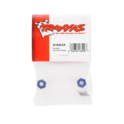 Traxxas hexagone de roue alu bleu x2 1654X