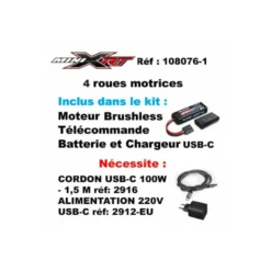 Traxxas Mini XRT VXL RTR (Accu/Chargeur) 108076-1 vert