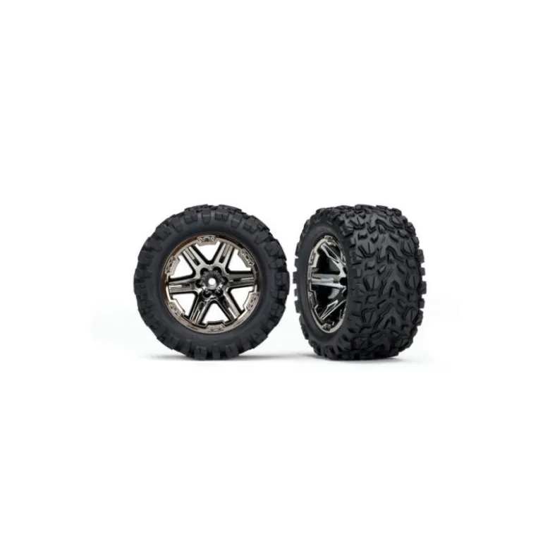 Traxxas Pneus Talon 2.8 + Jantes RXT Chrome (x2) 6773R