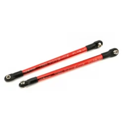 Traxxas renforts de chassis alu anodises rouge (2) 5318X