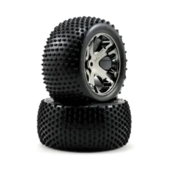 Traxxas roues arriere montees collees alias 2.8 (2) 3770A