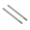 Traxxas tige d''amortisseurs longues traite acier finition chrome (2) 1664