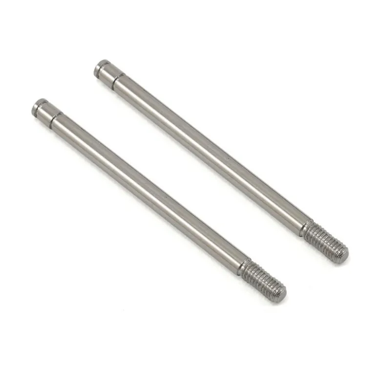 Traxxas tige d''amortisseurs longues traite acier finition chrome (2) 1664