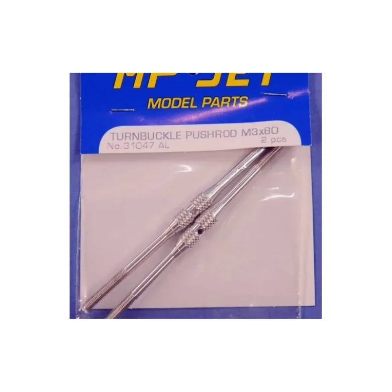 TRINGLERIE RIDOIR MOLETEE M3x80mm MP JET