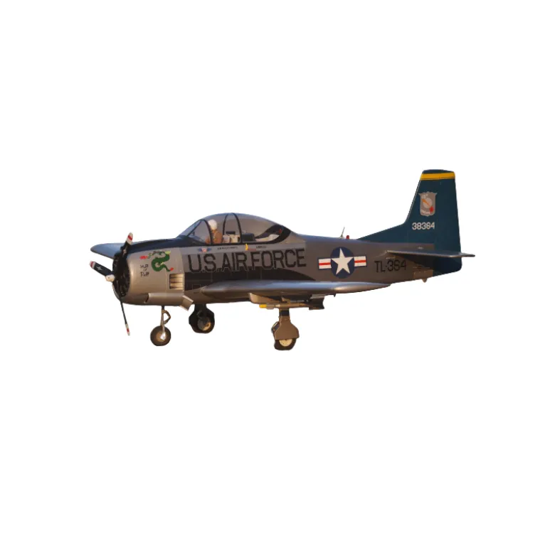 T-28 Trojan 120 size EP-GP (envergure 1,77m) Argent
