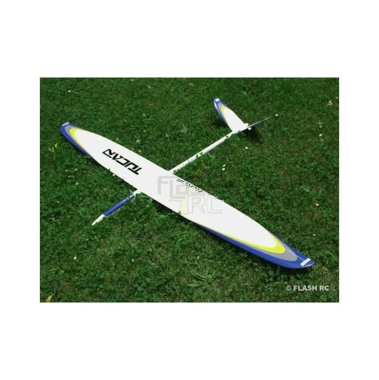Tucan tout fibre env.2.00m blanc & bleu RCRCM