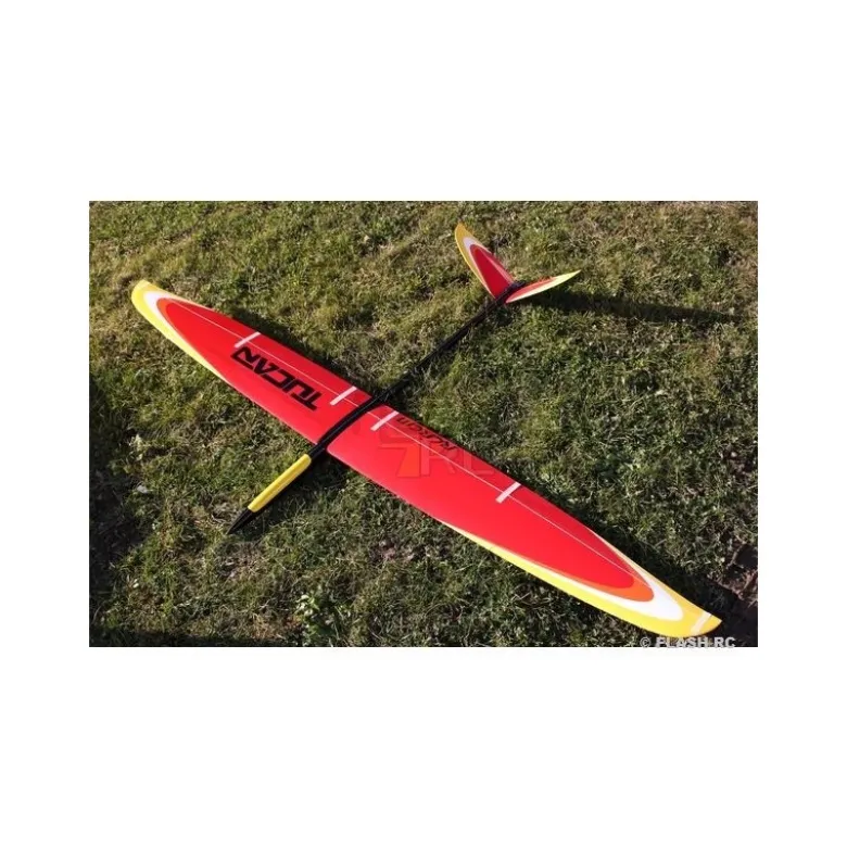 Tucan tout fibre env.2.00m rouge & jaune RCRCM