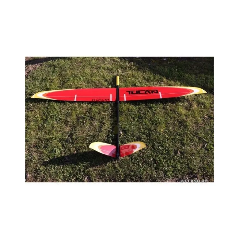 Tucan tout fibre env.2.00m rouge & jaune RCRCM