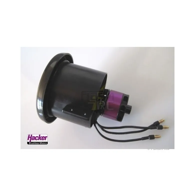 Turbine Hacker Stream Fan 70mm 3400kV (4/5S Lipo - 1.6/2.4kg poussée)