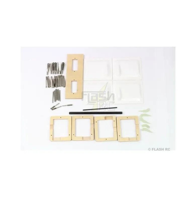 Typhoon PLUS tout fibre env.2.90m blanc & rouge RCRCM
