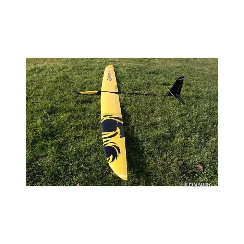 Typhoon PLUS tout fibre env.2.90m jaune/noir & blanc RCRCM
