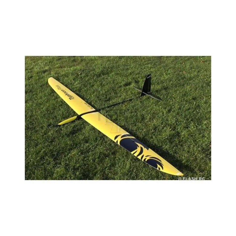 Typhoon PLUS tout fibre env.2.90m jaune/noir & blanc RCRCM