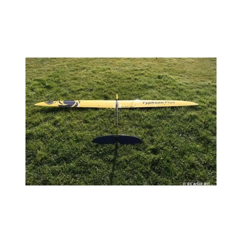 Typhoon PLUS tout fibre env.2.90m jaune/noir & blanc RCRCM