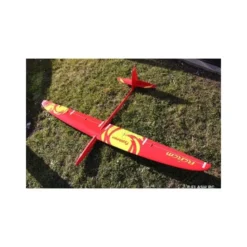 Typhoon tout fibre env.2.00m rouge & jaune RCRCM