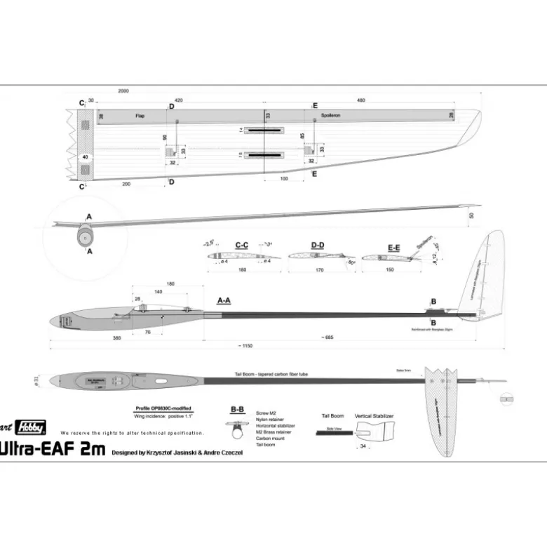 Ultra-EC env. 2,00m Art Hobby