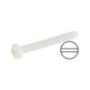 Vis nylon M3x30mm tête fendue Robbe (10 pcs)