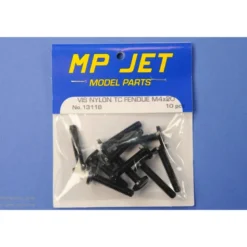 VIS NYLON M4x20 TC FENDUE 10pcs (NOIRE)