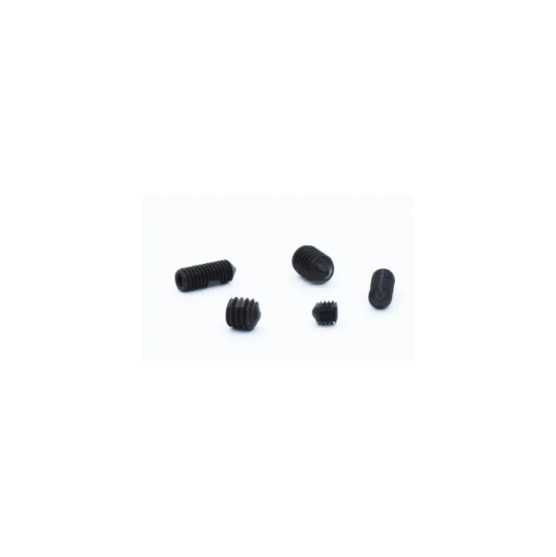 Vis sans tête 6 pans pointe conique M4X4 10pcs