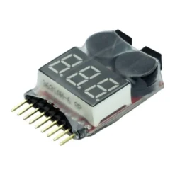 Voltmètre numérique Lipo 1-8S avec alarme