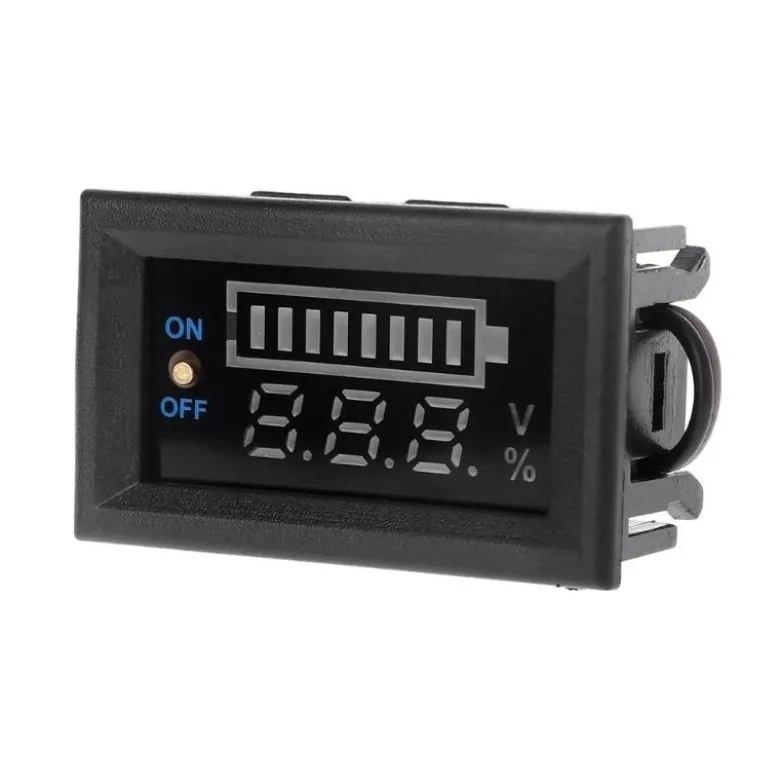 Voltmètre numérique 12V batterie au pomb
