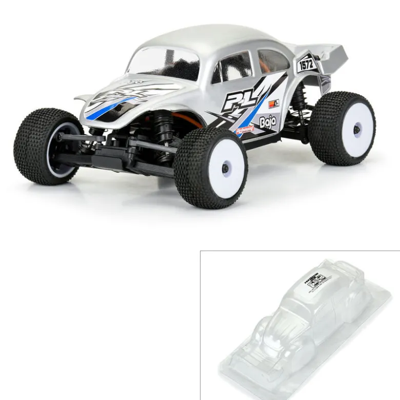 1/28 VW Baja Bug carrosserie transparente: Micro-T