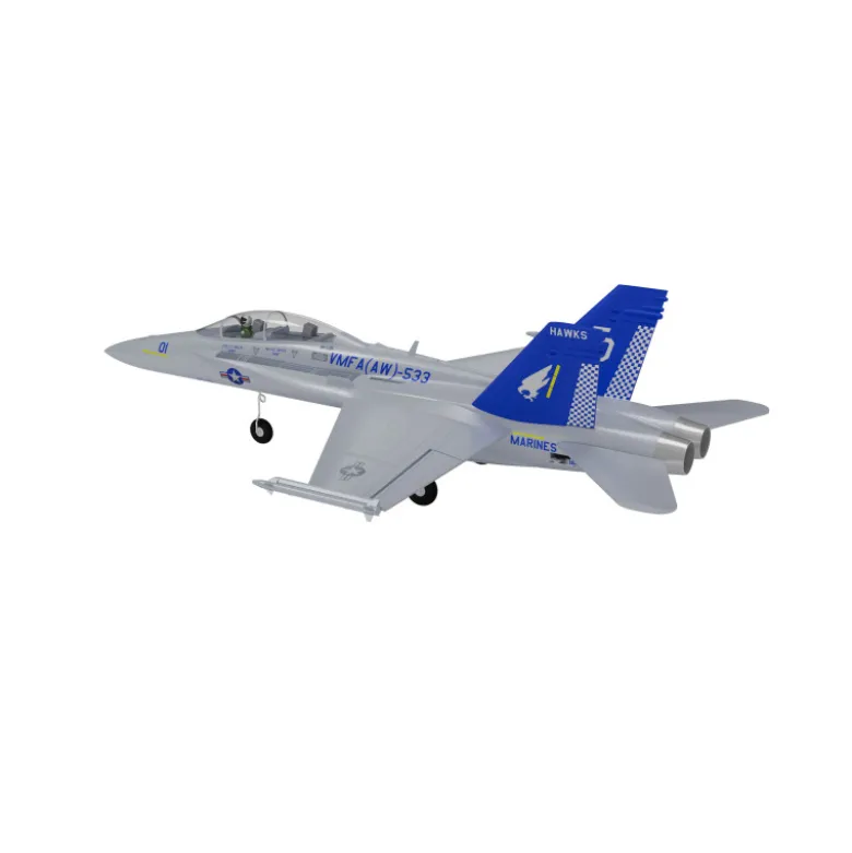 XFLY TWIN 40MM F-18 EDF 705MM JET Gris