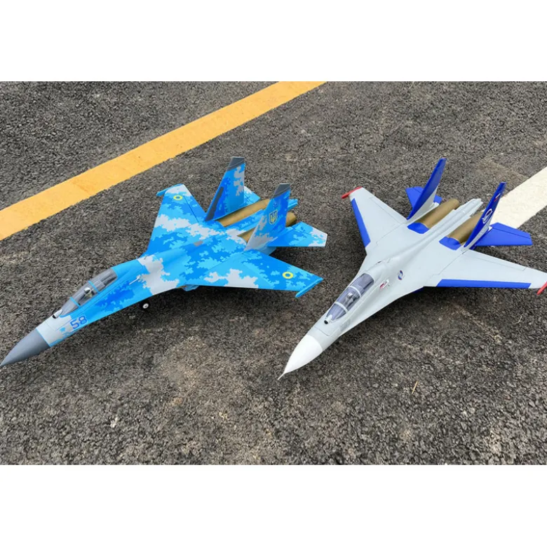 XFLY TWIN 50MM SU-27 EDF 750MM - Bleu camo