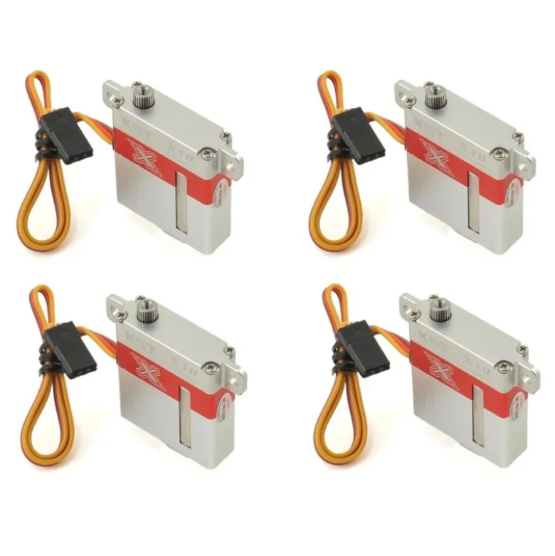 4x servos KST X10 HV 10mm (28g, 10.8kg.cm, 0.10s/60°)