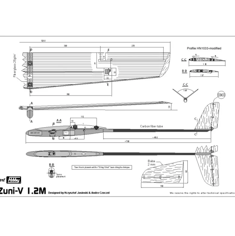 ZUNI-V 1,2m class HLG / Pente